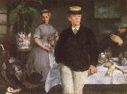 Edouard Manet Luncheon in the studio oil painting artist